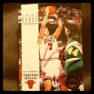 Toni kukoc ROOKIE CARD